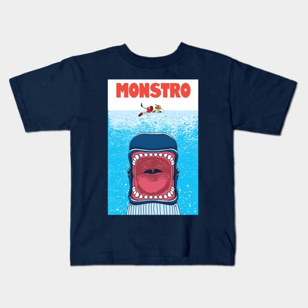 Monstro Kids T-Shirt by Daletheskater